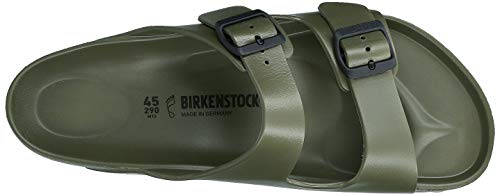 Birkenstock Arizona, Sandalias de Punta Descubierta para Hombre, Verde (Kaki), 41 EU