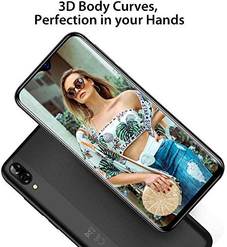 Blackview A60 Smartphone Dual SIM con Pantalla 6.1" (15.7cm) Water-Drop Screen, 13MP+2MP+5MP, 16GB ROM (SD 128GB), 4080mAh Batería Smartphone Libre, Android 8.1 Telefono Movil, GPS/WiFi-Negro