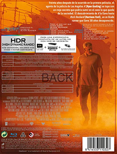 Blade Runner 2049 (4K UHD + BD + BD Extras) (Edición Especial Metal Limitada) [Blu-ray]