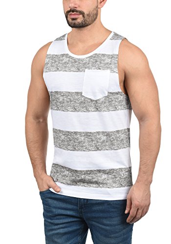 BLEND Viva Camiseta Básica De Tirantes Tanque Tank Top, tamaño:L, Color:Granite (70147)