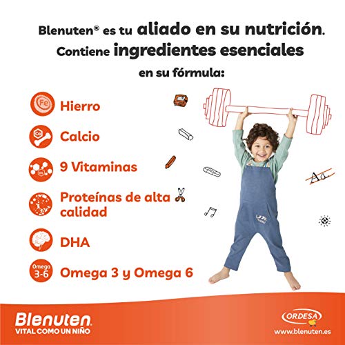 Blenuten Cola Cao 400 grs, alimento completo y equilibrado para niños que requieran un aporte extra de nutrientes