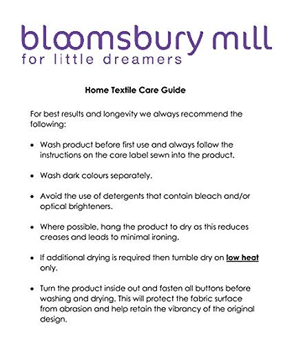 Bloomsbury Mill - Juego de Cama para niño - Funda nórdica y Funda de Almohada 135cm x 200cm - Estampado de Estrellas Grises y Blancas