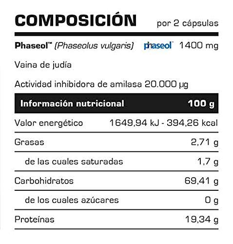 Bloqueador Carbohidratos CARB BLOCKER 90 Caps. - Producto de Calidad Optima y Quemagrasas Potente para Adelgazar - Vitobest