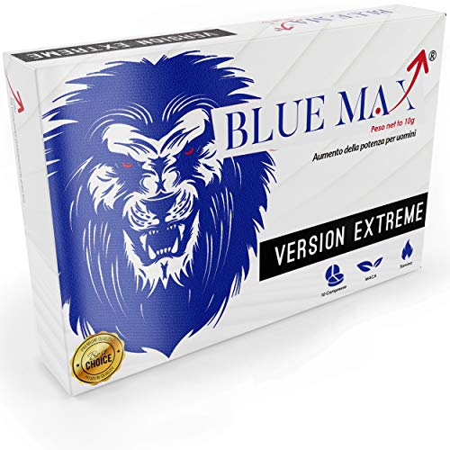 Blue Max® Extreme 160 Mg Para Hombres - 100% Natural - Sin Receta Médica - Sin Contraindicaciones - 1000 Mg Por Tableta