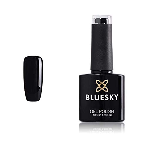 Bluesky 80518 – Esmaltes de uñas en gel, Negro (Classic Black), 10 ml
