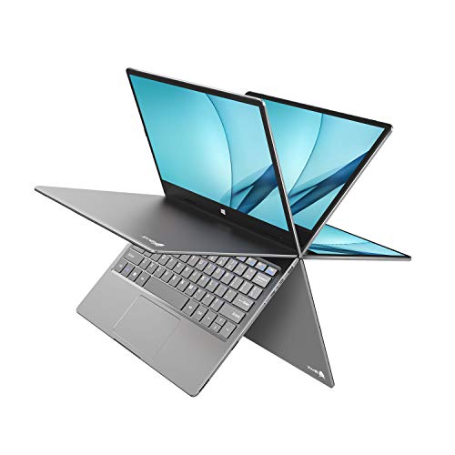 BMAX Y11 Ordenador Portatil, 2 en 1 Táctil Convertible Laptop 11.6 Pulgadas FHD 1080P Pantalla (Intel Quad Core N4120, 8GB RAM, 256GB SSD, Windows 10 Home) Cuerpo Totalmente metálico