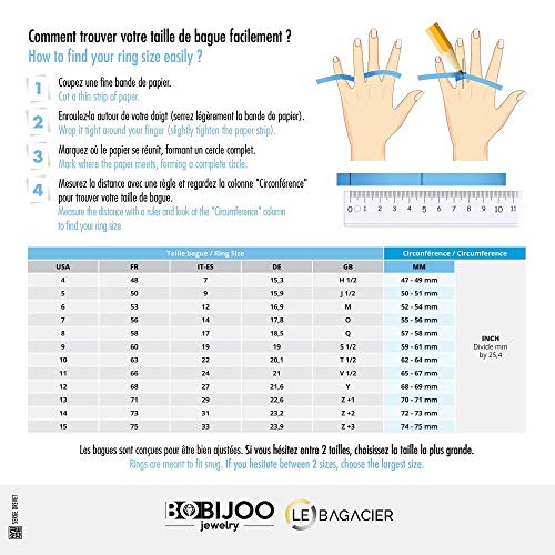 BOBIJOO JEWELRY - Anillo Anillo Anillo Unisex Hombre Mujer De Acero De Oro De Oro Chapado Cruz De Occitania, Languedoc, Francia - 22 (10 US), Dorado - Acero Inoxidable 316