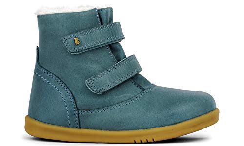 Bobux I-Walk Aspen Arctic Merino Fleece Winter Boot_Caminantes - Un Casual de Piel, Suela Muy Flexible, Forro de Merino Wool (Slate, 23)