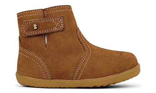 Bobux I-Walk Tahoe Arctic Winter Boot_Caminantes - Un Casual de Piel, Suela Muy Flexible, Forro de Merino Wool (Mustard, 23)