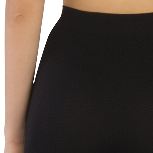 Body&Co Legging de Masaje anticelulítico estimulan la circulación Forma la Silueta (Negro, L/XL)