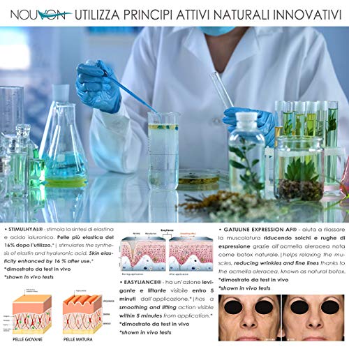 BODYLIFT | Nouvon | BIO gel corporal anticelulítico ácido hialurónico puro y vitamina c | Combate celulitis, muslos, piernas, brazos, glúteos, vientre y caderas | NIKEL PROBADO | 100% ORGÁNICO