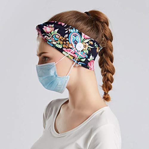 Bohend Boho extenso Vendas Rojo Bohomian Bandas capilares Flor Elástico Sombreros Yoga Criss Cross Diadema Deporte Bandas de cabeza Para Mujeres Y Chicas (3 Paquete)