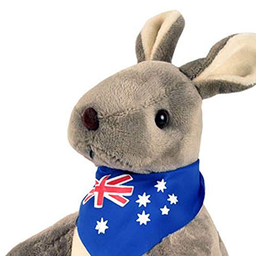 BOHS Australia Canguro con Bufanda Padres Juguete Familiar Peluche Suave Animales de Peluche - 30 cm Altura