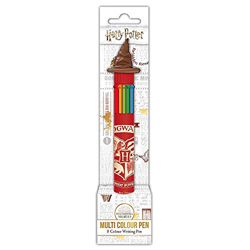 Boligrafo 8 colores Sombrero Seleccionador Harry Potter