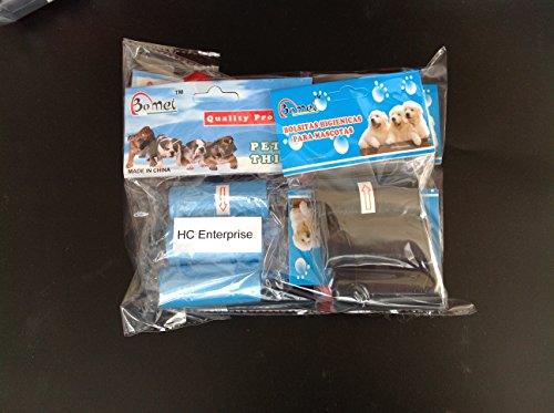 Bolsa caca perro, bolsa excremento perro, pack de 18 rollos de 15 bolsas cada uno en total 270 bolsas, 37 cm de largo por 14 cm de ancho cada bolsa, con regalo porta bolsas