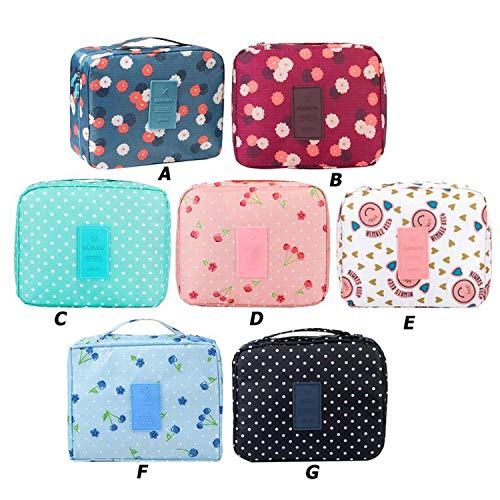 Bolsa de almacenamiento de bolsillo con organizador de cosméticos de maquillaje con cremallera de nailon para mujer y hombre, neceser de viaje, neceser Kits de neceser 26-A-