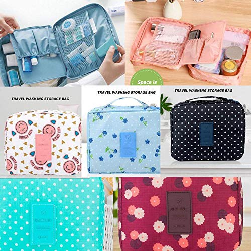 Bolsa de almacenamiento de bolsillo con organizador de cosméticos de maquillaje con cremallera de nailon para mujer y hombre, neceser de viaje, neceser Kits de neceser 26-A-