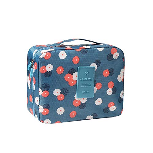 Bolsa de almacenamiento de bolsillo con organizador de cosméticos de maquillaje con cremallera de nailon para mujer y hombre, neceser de viaje, neceser Kits de neceser 26-A-