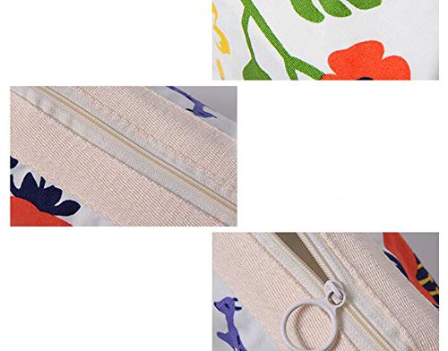 Bolsa de aseo, bolsa de maquillaje , bolsa de cosméticos , compacta y plegable, estilo japonés ( Negra )