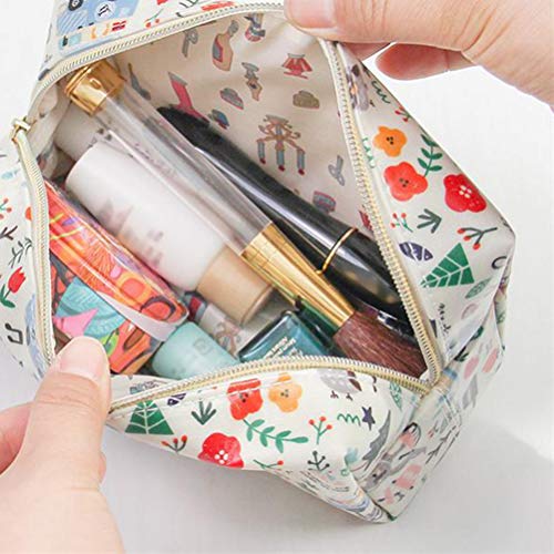 Bolsa de cosméticos Bolsa de cosméticos Rectangular portátil para Maquillaje Artículos de higiene Personal Bolsa de Almacenamiento - Fox (Imagen 1)