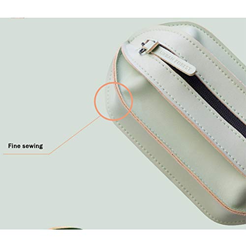 Bolsa de cosméticos de cactus resistente al agua de viaje lavado maquillaje multifunción bolsas de almacenamiento, color verde claro, S9 x 6 cm