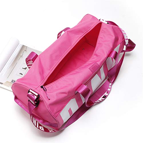 Bolsa de Deporte Bolsa de Deporte para Hombres Bolsas de Gimnasio de Deporte Gimnasio Deportivo Bolsa de Viaje de Gran Capacidad Impermeable Bolsas Pink