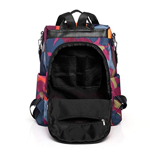Bolsa de Mochilas Impermeable Anti-Robo de Las Mujeres del Hombro Mochila de Viaje Casual Uso de la Escuela de Camuflaje