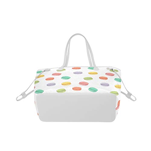 Bolsa de trabajo Tote Pink Macaron Sweet Gift Totes Bag Cool Bandolera de gran capacidad Resistente al agua con asa duradera