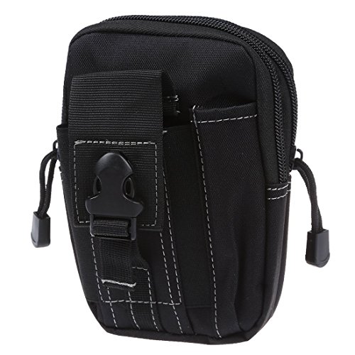 Bolsa modular táctica de cintura SODIAL(R), para hombres, para deportes al aire libre, informal, para teléfono móvil