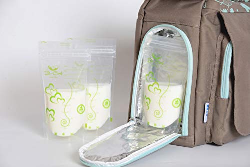 Bolsas de almacenamiento para conservar y congelar leche materna, 100 bolsas de leche materna preesterilizadas sin BPA, 210ml  (100 bolsas)