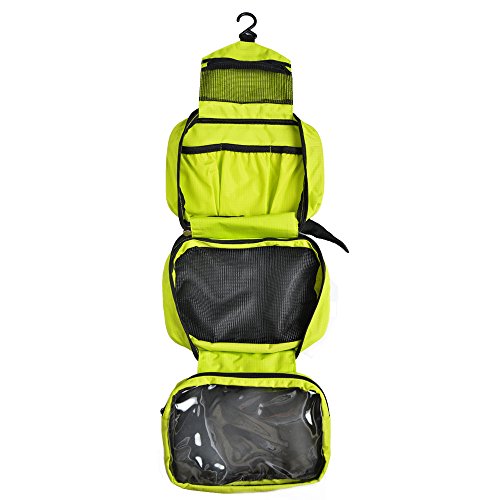 Bolsas de aseo Neceser de viaje Bolsa de Maquillaje Para Colgar plegable Bolsa de Lavado impermeable con el peine libre ONEGenug