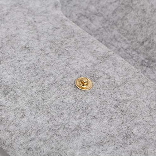 Bolsas de brochas de maquillaje portátiles Bolsas de almacenamiento de bolígrafos cosméticos Bolsa organizadora de sobres de fieltro para adornos de dormitorios domésticos-Negro-