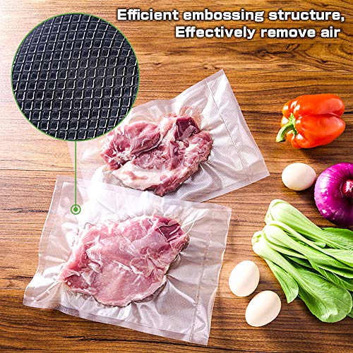 Bolsas Vacio Alimentos, Mefine 2 Rollos 15 x 600cm y 20 x 600cm Bolsas para envasadora al vacío Rollos, Sous Vide Cocina, Certificación de seguridad de grado alimenticio