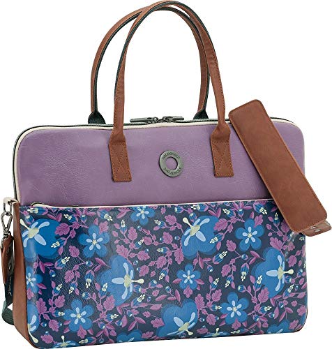 Bolso Bandolera portadocumentos con Bolsillo Interior Acolchado para Transportar Ordenador portátil o Tablet 41x29x5cm - by Lil´ ledy