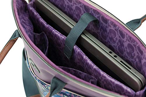 Bolso Bandolera portadocumentos con Bolsillo Interior Acolchado para Transportar Ordenador portátil o Tablet 41x29x5cm - by Lil´ ledy