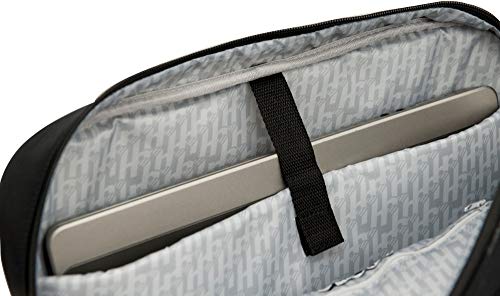 Bolso Bandolera portadocumentos de Gran Capacidad. Bolsillo Frontal con Cremallera y Bolsillos Interiores Acolchados. Acople a Trolley 41x31x8cm - by Tandem