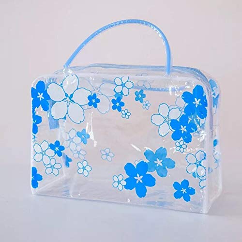 Bolso De Cosméticos Bolsa De Cosméticos PVC Flor Clara Bolsa De Cosméticos Almacenamiento De Viaje Al Aire Libre Transparenwaterproof Wash Bath Makeup Bag Organ