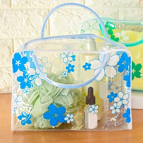 Bolso De Cosméticos Bolsa De Cosméticos PVC Flor Clara Bolsa De Cosméticos Almacenamiento De Viaje Al Aire Libre Transparenwaterproof Wash Bath Makeup Bag Organ