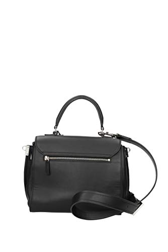 Bolso de mano Lancaster Irene en piel negra