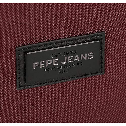 Bolso de Mano Pepe Jeans Lambert Burdeos, 24 cm