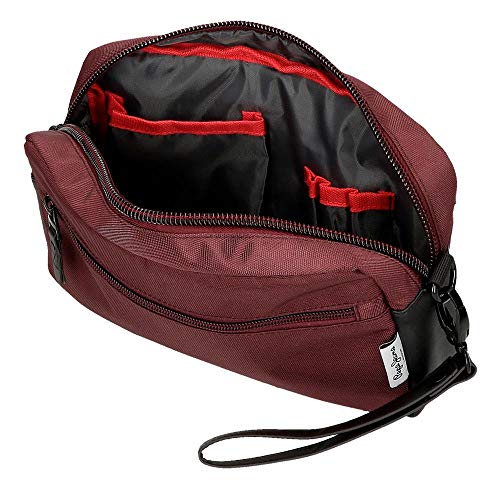 Bolso de Mano Pepe Jeans Lambert Burdeos, 24 cm
