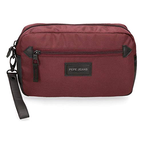 Bolso de Mano Pepe Jeans Lambert Burdeos, 24 cm