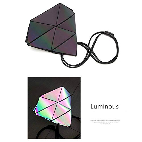 Bolso Geométrico Grande Bolso de Hombro Bolso Tote Bag Bolsos Shopper Bolso de Mujer Bolso de Bandolera Deformable 3 Bolsos de Diferentes Estilos,Diseño de Celosía de Fragmentos