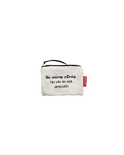 Bolso Monedero/Billetero/Tarjetero. Algodón 100%. Blanco. con Cremallera y Forro Interior. 14 * 10 cm. Incluye sobre Kraft de Regalo.