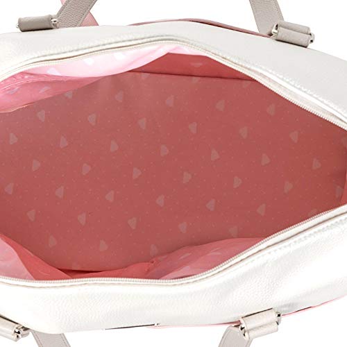 Bolso y Portachupetes Polipiel MAYORAL combinado ROSA