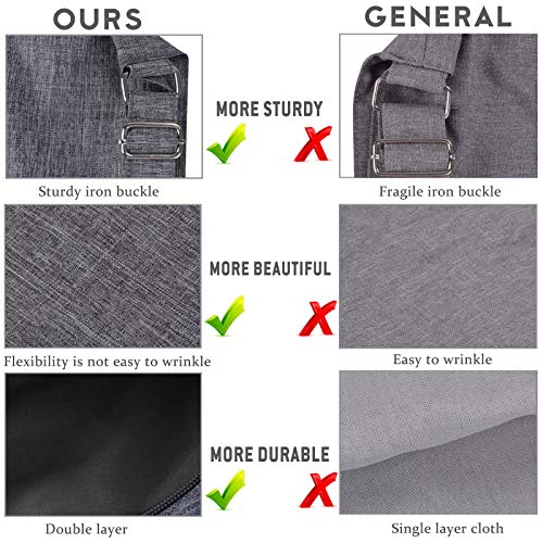 Bolsos Mujer,Fanspack Bolso Bandolera Mujer de Lona Hobo Bag Bolsos de Crossbody Bolso Shopper Multifuncional (Gris)