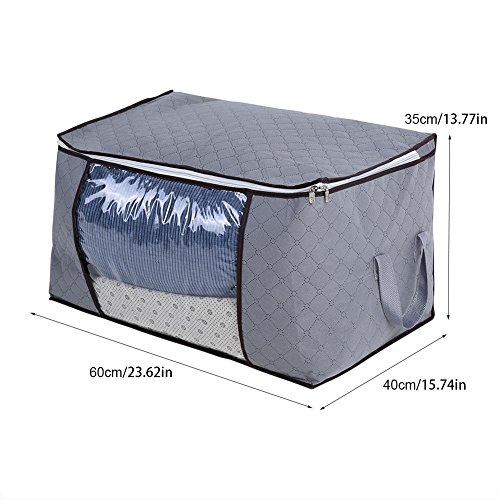 Bolsos Organizadores de Armario de Gran Capacidad para el Berano, Ropa Plegable Manta Edredón Armario Suéter Bolsa de Almacenamiento Organizador Caja Bolsas Bolsos con Cremallera