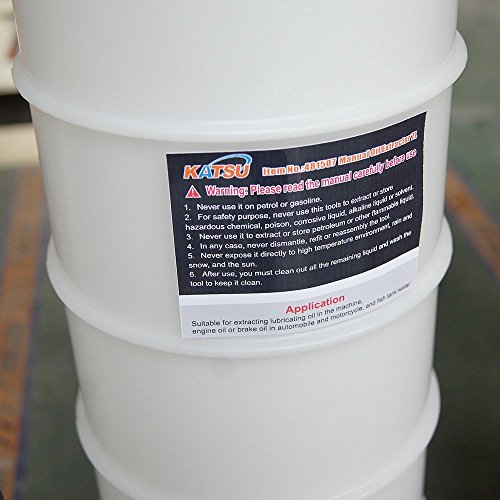 Bomba extractora manual Katsu, con capacidad de 7 litros para agua, aceite o petróleo