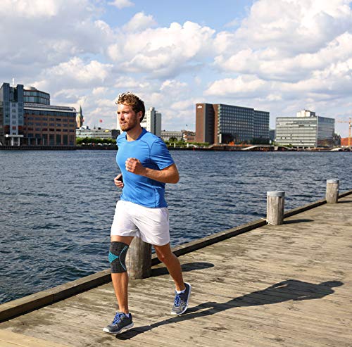 bonmedico Kenu Rodillera para Mujer y Hombre con Acolchado Funcional, XXL