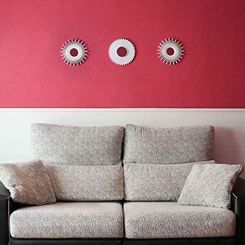 BONNYCO Espejos Pared Decorativos Blancos Pack 3 Espejos Decorativos Ideales para Decoracion Casa, Habitación y Salón | Espejos Redondos Pared Regalos Originales para Mujer | Decoracion Pared
